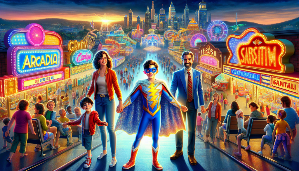 A scene from the AI generated story The Amazing Adventures of Little George